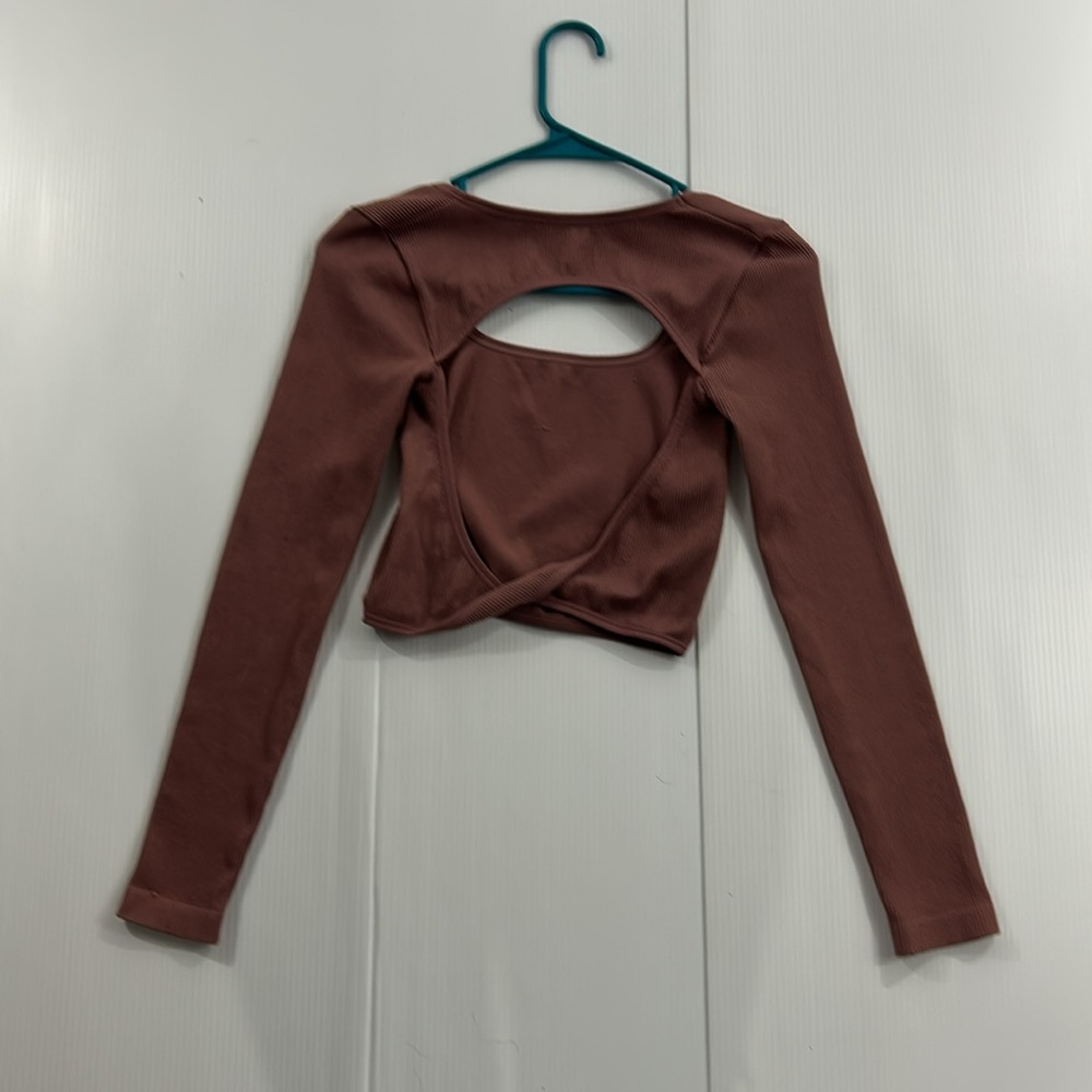 442. By Together Light Purple Long Sleeve Top (S) - Picture 8 of 10